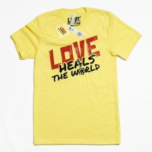 Classic - Yellow T-Shirt | 'Love Heals The World'