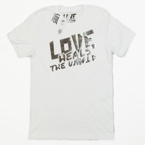 Assets - Silver T-Shirt | 'Love Heals The World'