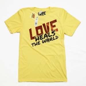 Shine - Yellow T-Shirt | 'Love Heals The World'